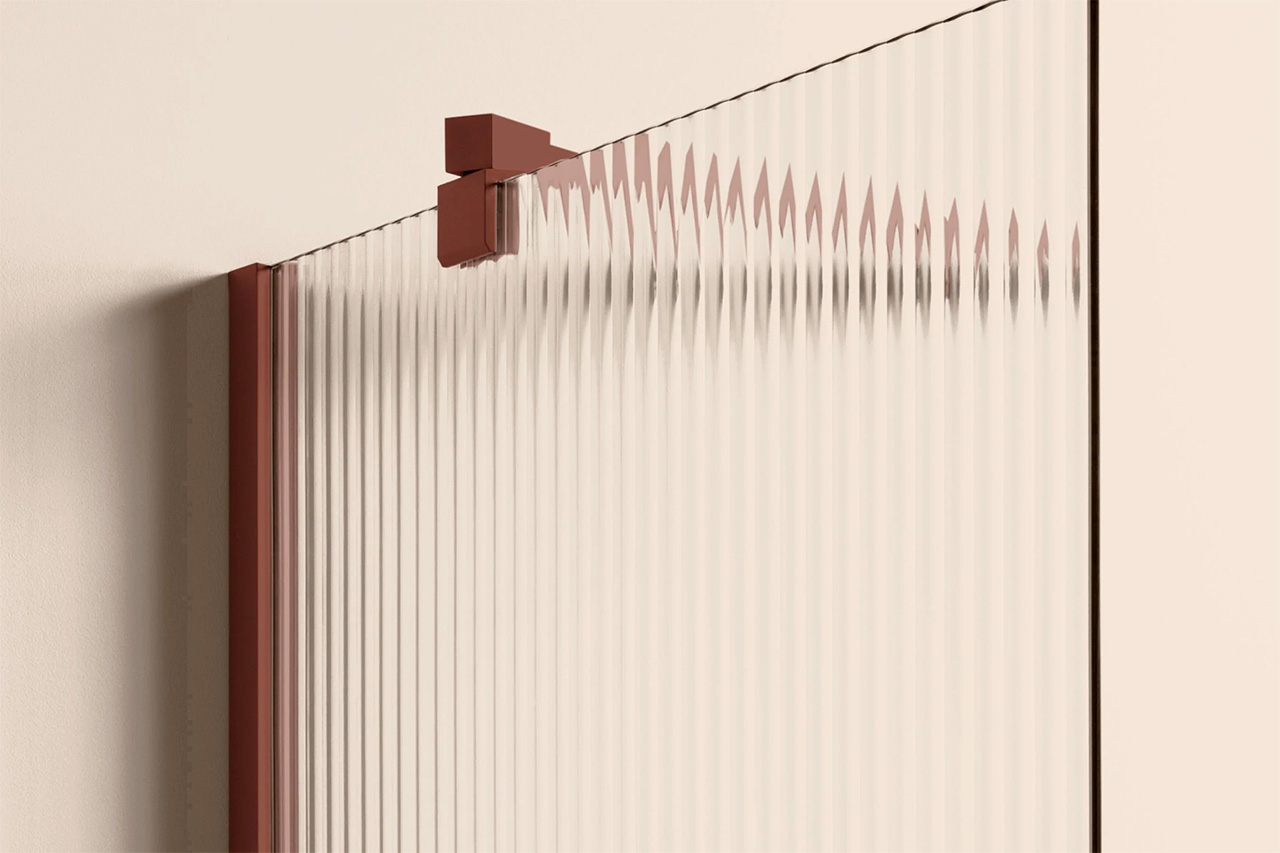 Toniton ribbat duschglas