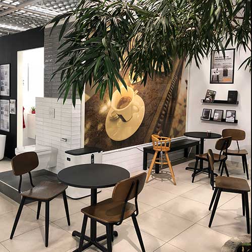 Kafé med gratis kaffe