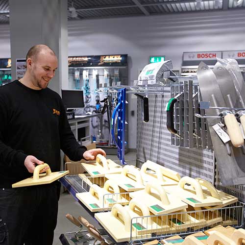 Stort sortiment av verktyg och maskiner